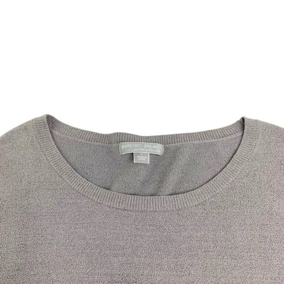 Barefoot Dreams Cozy Chic Ultra Lite Pullover Sweater in Taupe - Picture 3 of 7